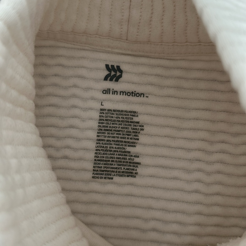 TWO Women's Ribbed Turtleneck Sweater - Black and White - thumb holes/side zip - Picture 9 of 9